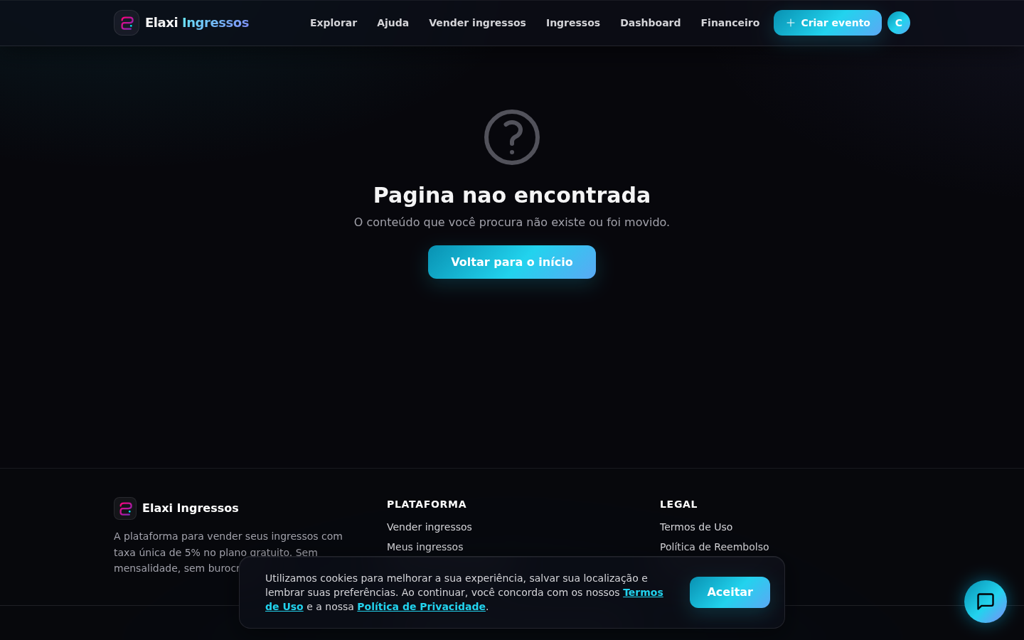 Editor de evento com opção de assentos